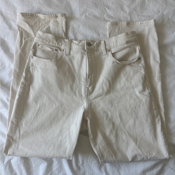 Madewell Denim - Madewell 90s Straight White Denim Jeans